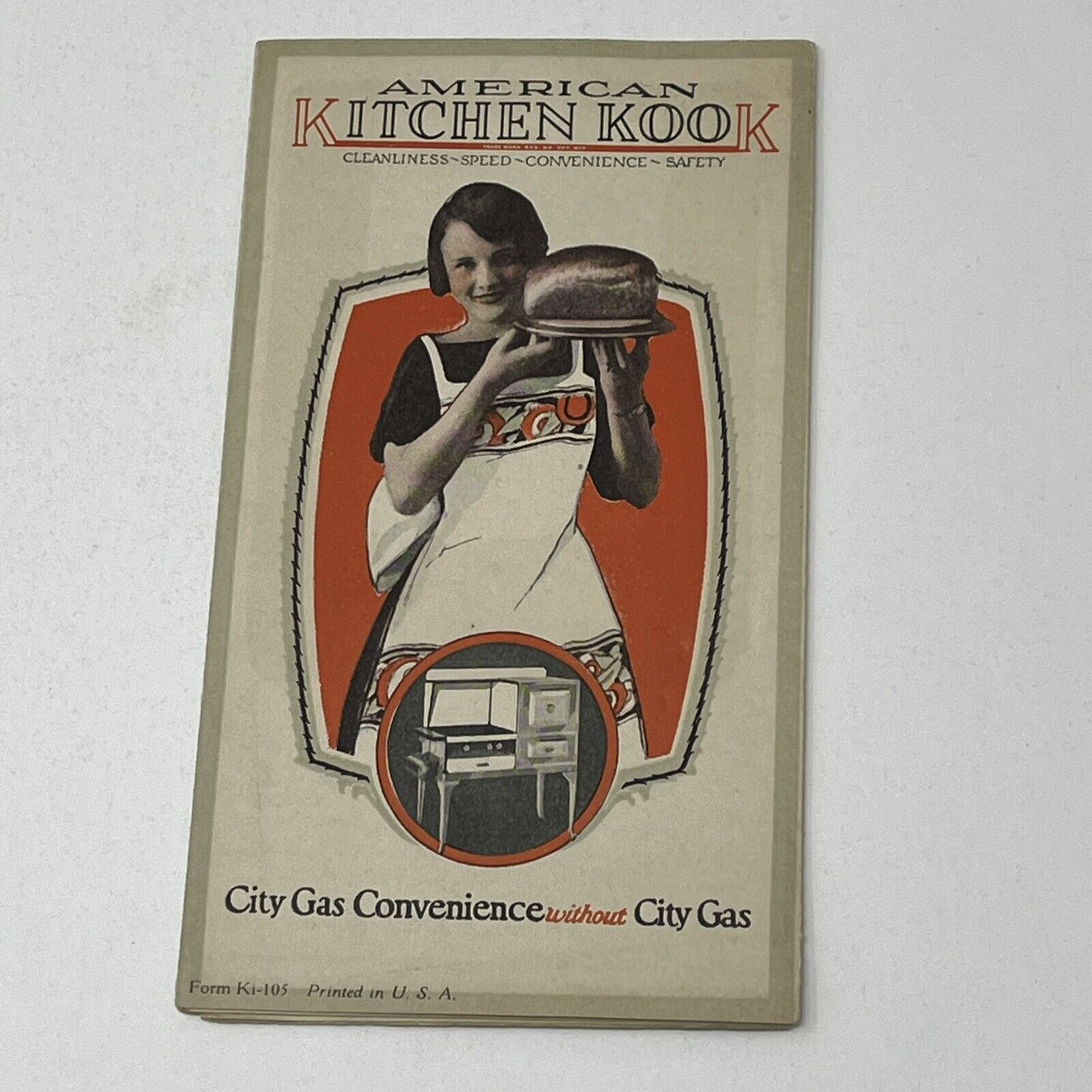 1920's American Gas Machine Kitchen Kook Stove Range Catalog Brochure Albert Lea