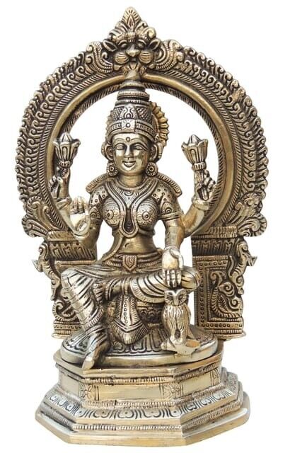 Brass Showpiece Laxmi Ji God Idol Statue