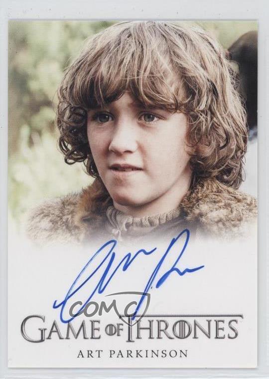 2022 Game of Thrones The Complete Series Volume 2 Art Parkinson as Auto 2p2
