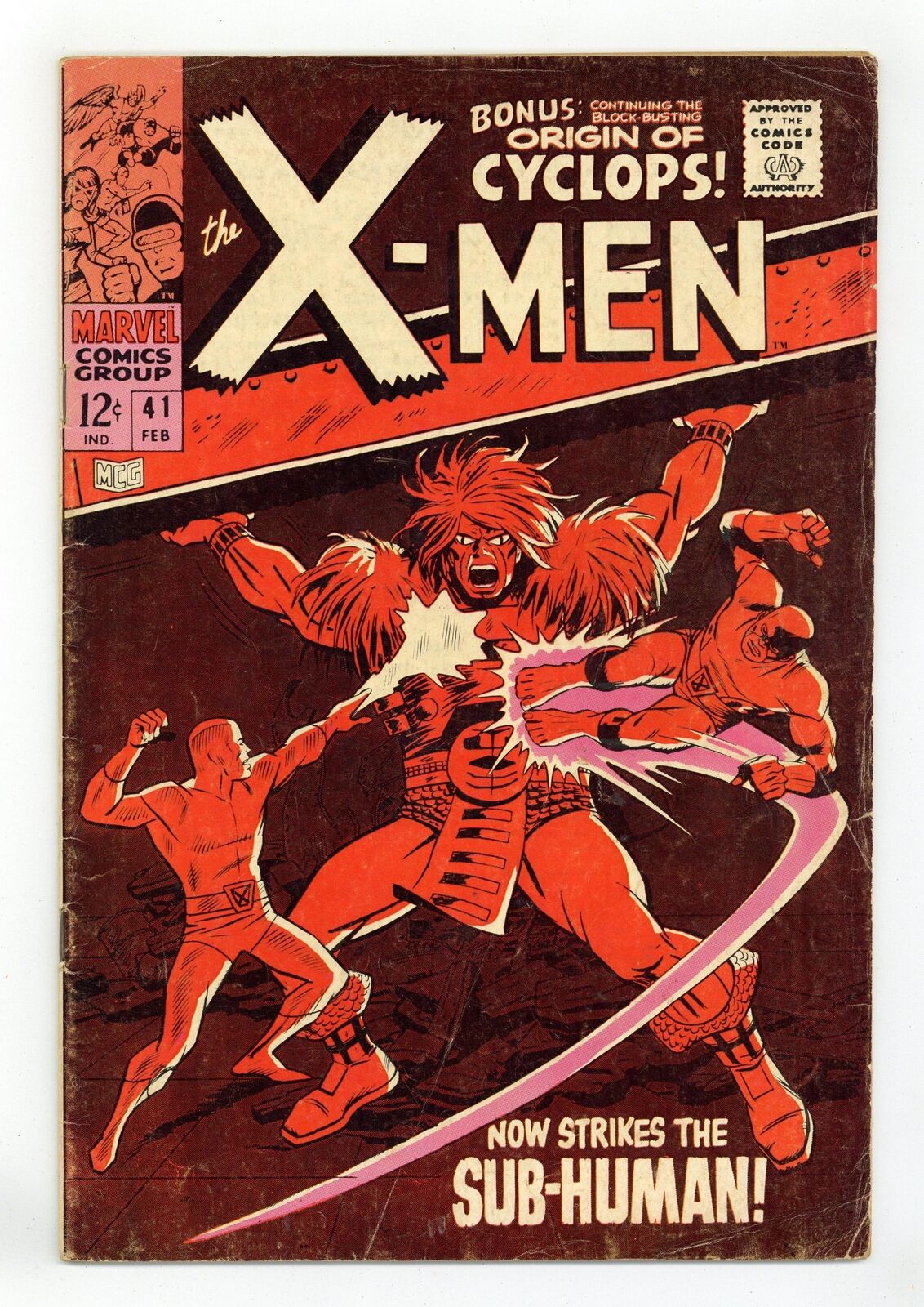 Uncanny X-Men #41 GD/VG 3.0 1968