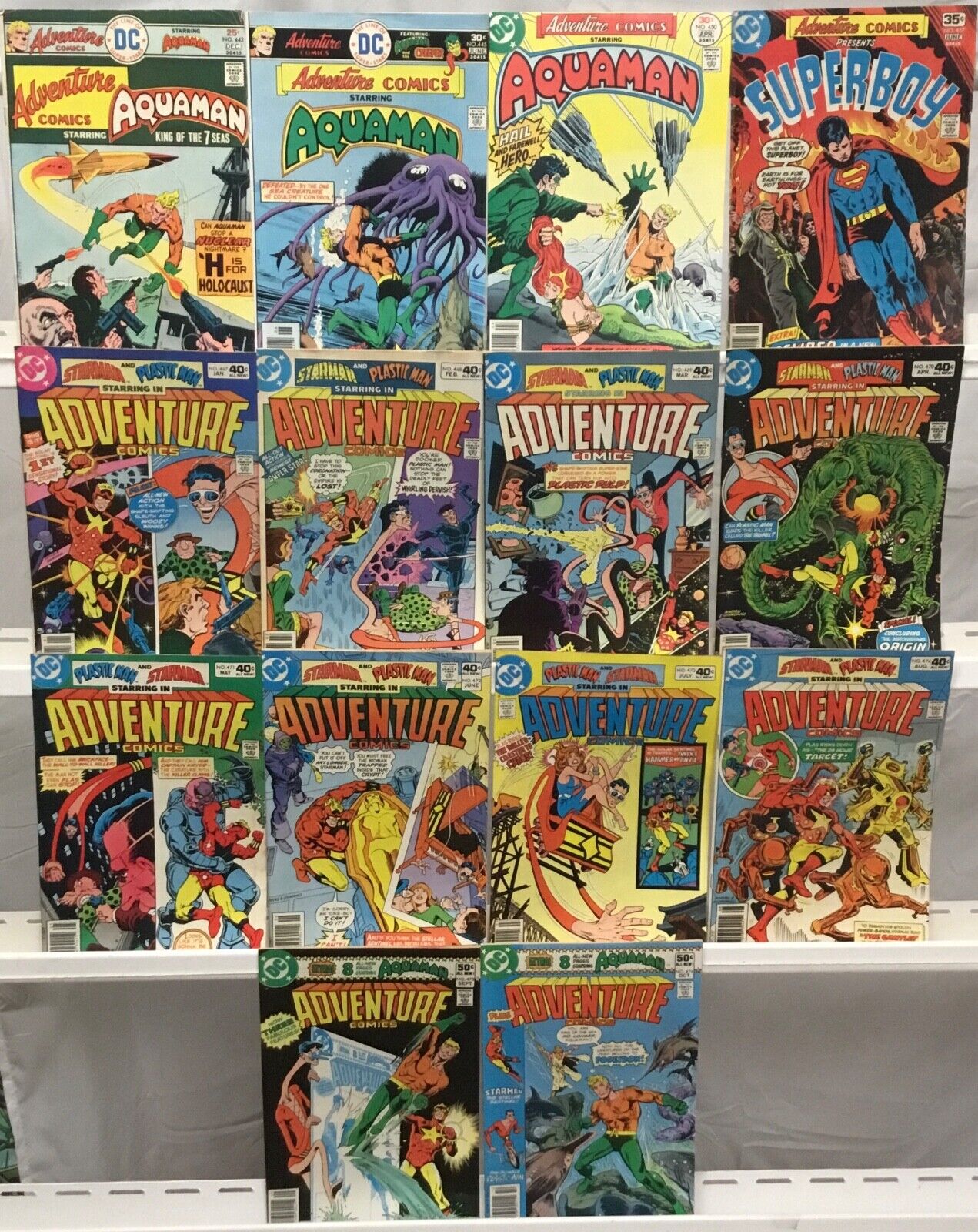 DC Comics - Vintage Adventure Comics - Comic Book Lot of 14 Issues