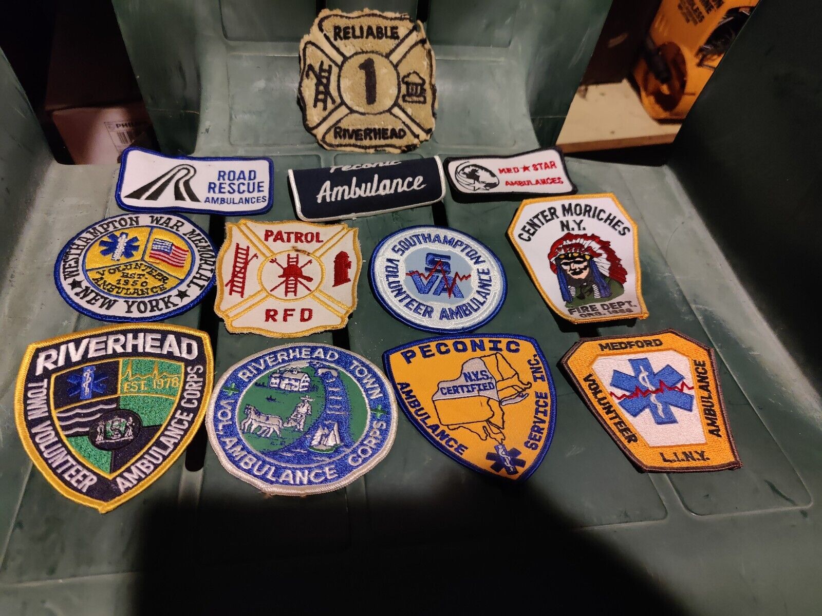 Lot of new & used first responder patches
