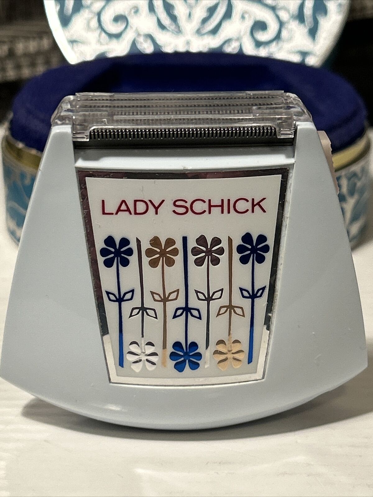Vintage 1960s Mid Century Modern Lady Schick Electric Razor Rare New In Box 
