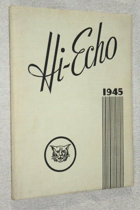1945 Bowling Green High School Yearbook Annual Bowling Green Ohio OH - Hi Echo