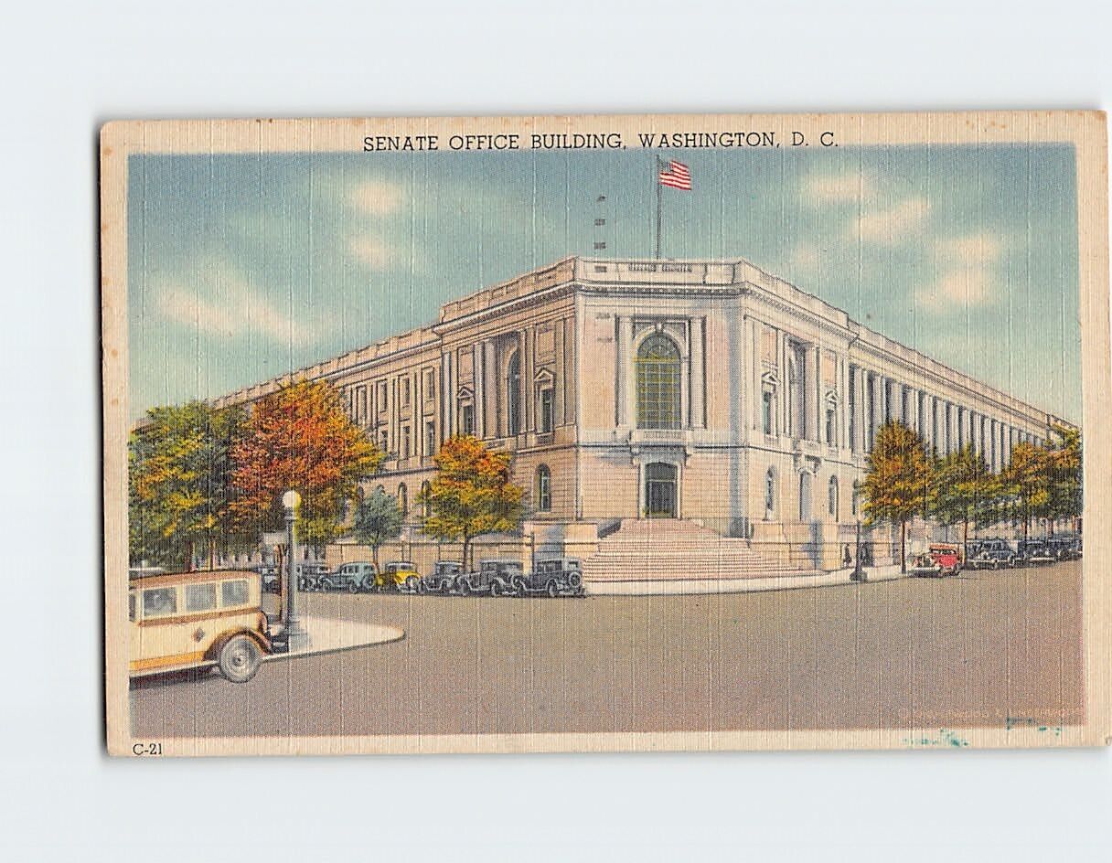 Postcard Senate Office Building Washington DC USA