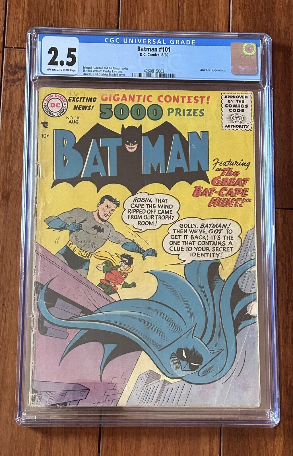 Batman 101 CGC 2.5 1956 - CLARK KENT Appearance
