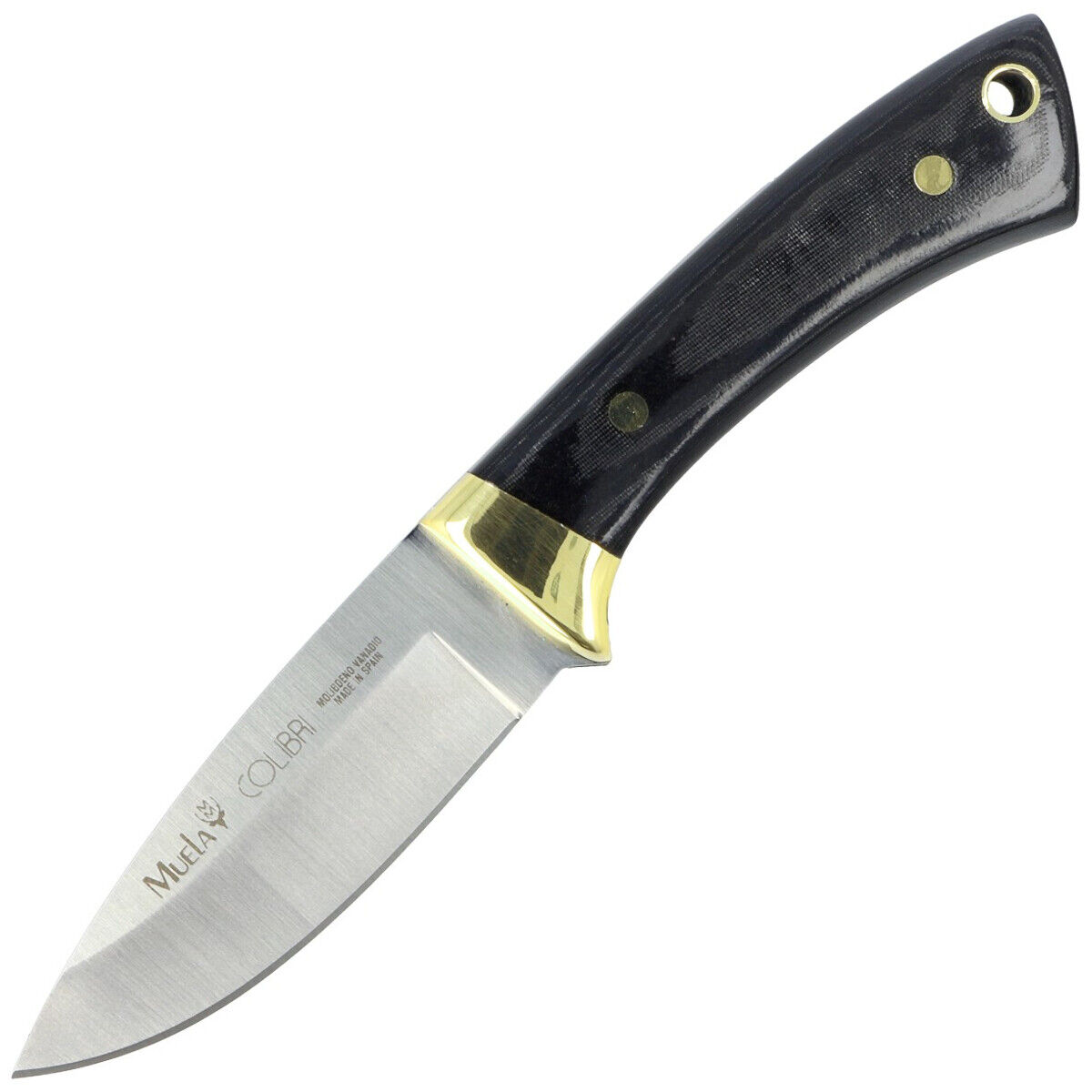 Nóż Muela Colibri Black Micarta, Satin COL-7MIC