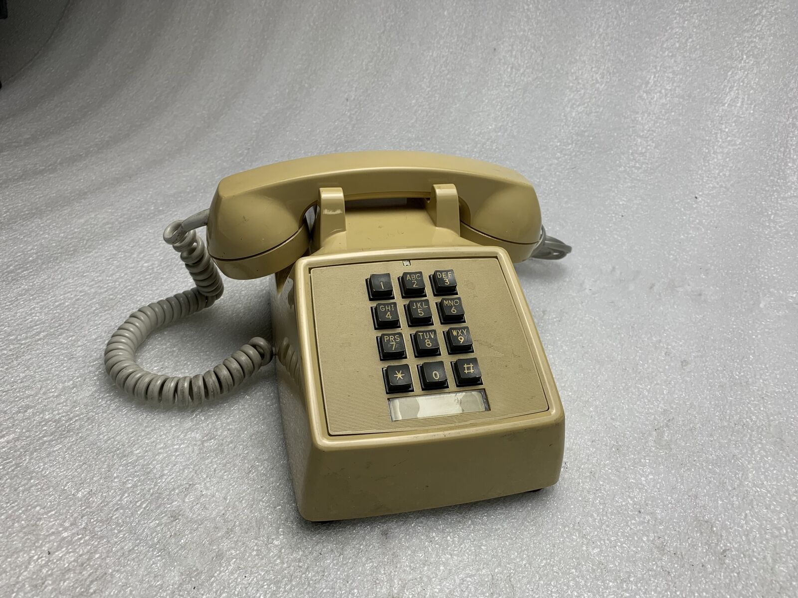 Vintage Northern Telecom Push Button Desk Phone QSQM 2500AiX AS-IS For Parts