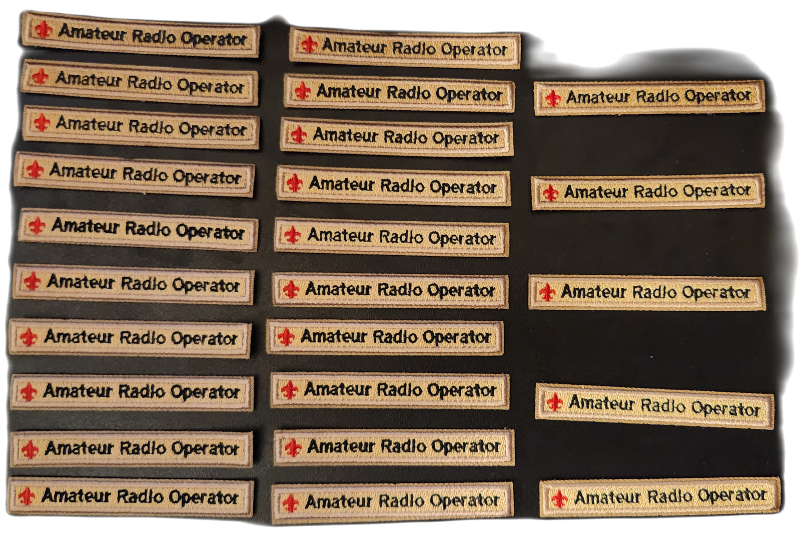 Pack of 25 -- BSA Amateur Radio Operator Patch/Strip