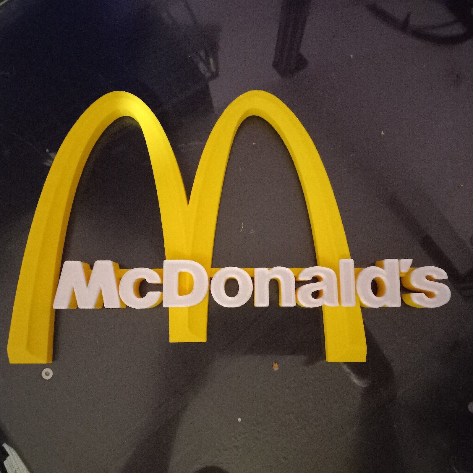 McDonald’s  3D  Logo Sign Golden Arches With Letters  15\