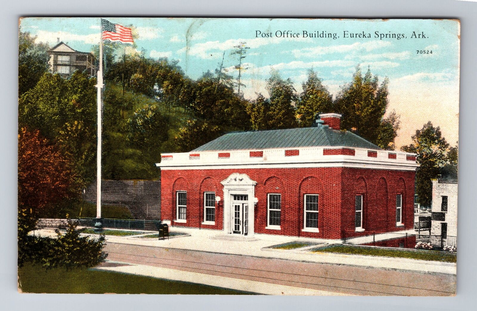 Eureka Springs AR-Arkansas, United States Post Office, Antique Vintage Postcard