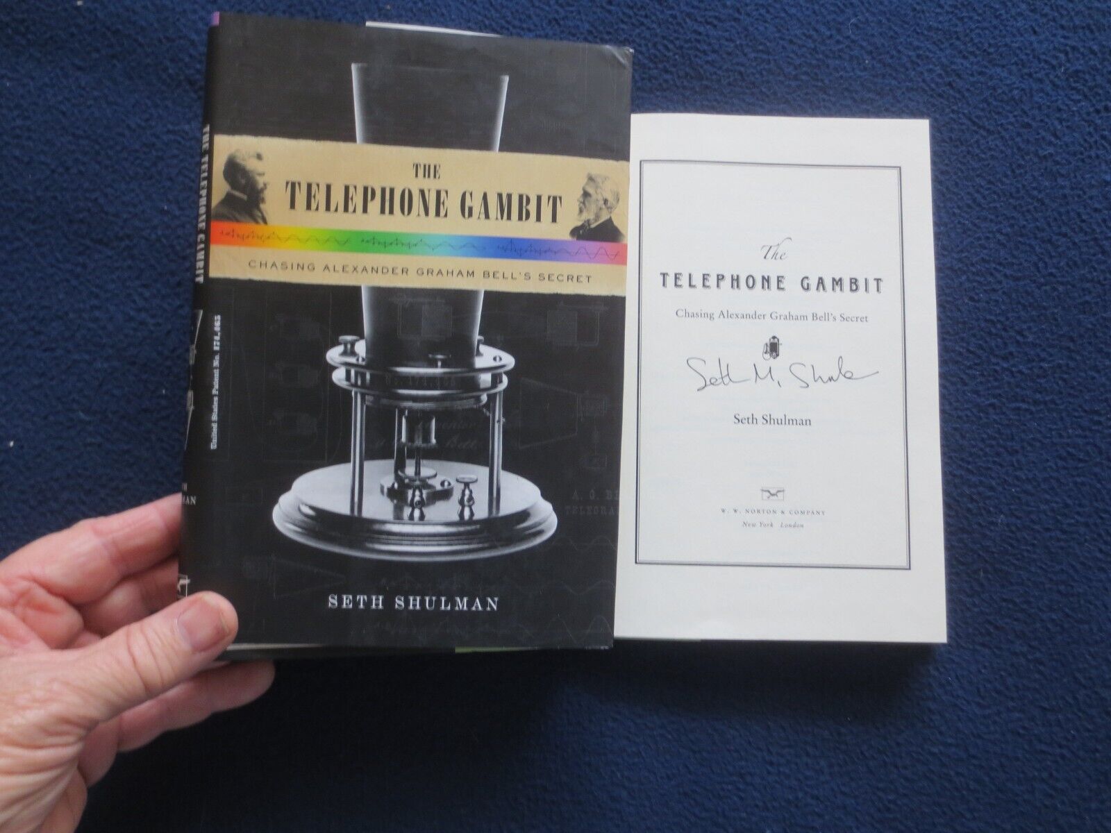 The Telephone Gambit SIGNED Alexander G. Bell's Stolen Secret by Seth Shulman