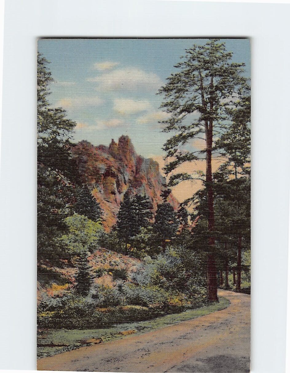 Postcard South Cheyenne Canyon Colorado Springs Colorado USA
