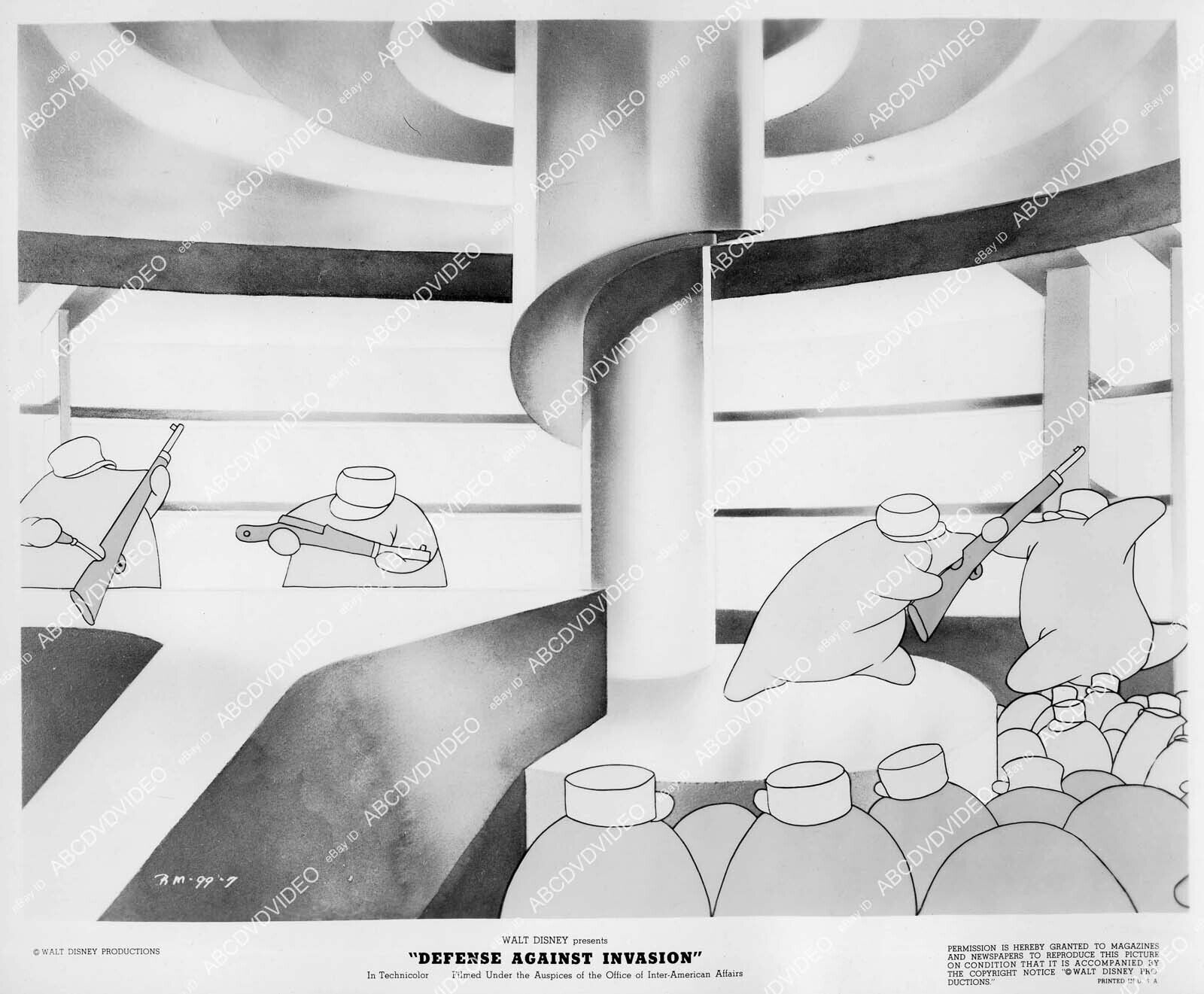 crp-4532 1946 Disney animated immune system cartoon Defense Against Invasion crp