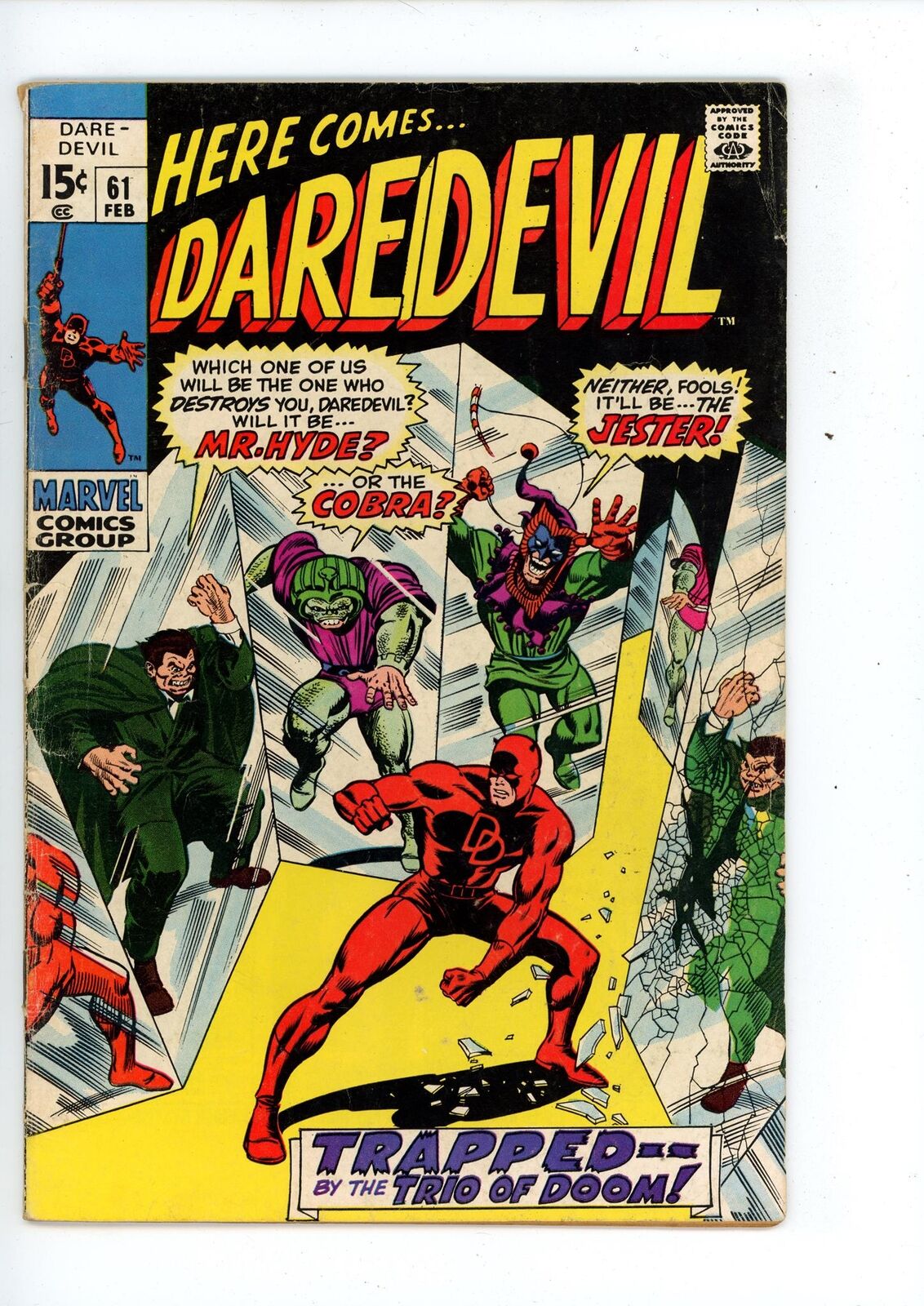Daredevil #61 (1970) Daredevil Marvel Comics