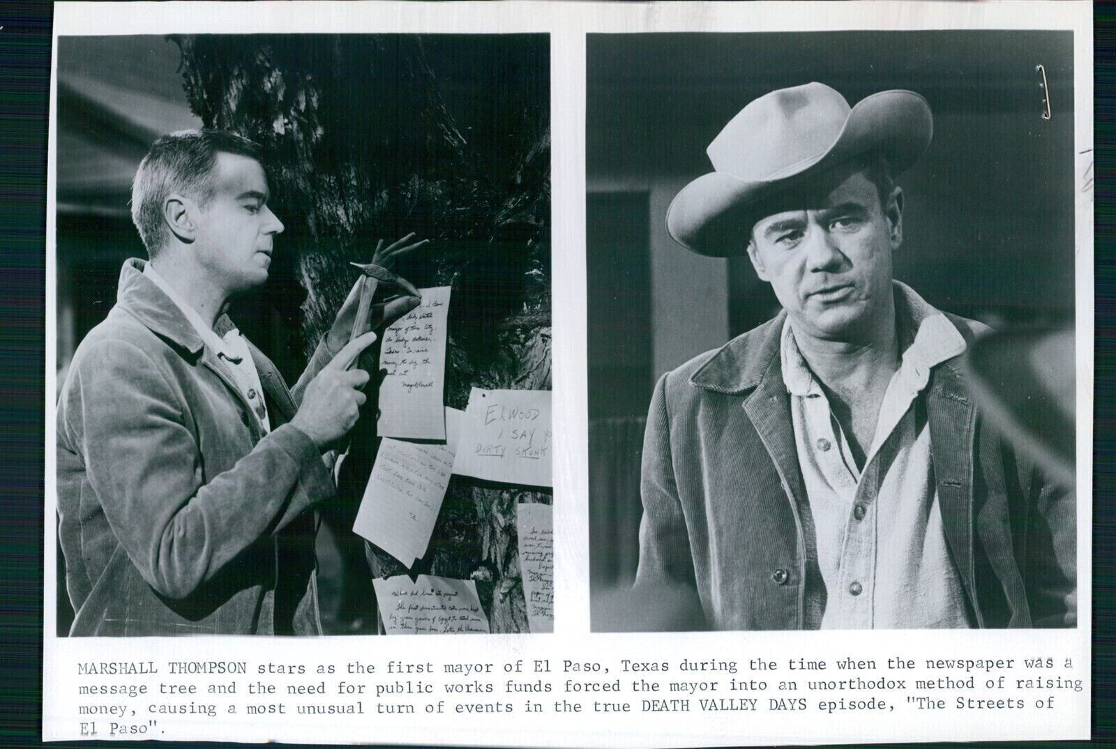 1965 Marshall Thompson Celebrity Actor Death Valley Cbs Tv Famous 8X10 Photo