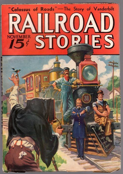Railroad Stories Nov 1936 Emmett Watson Cvr; Bedwell; Martin; Dellinger