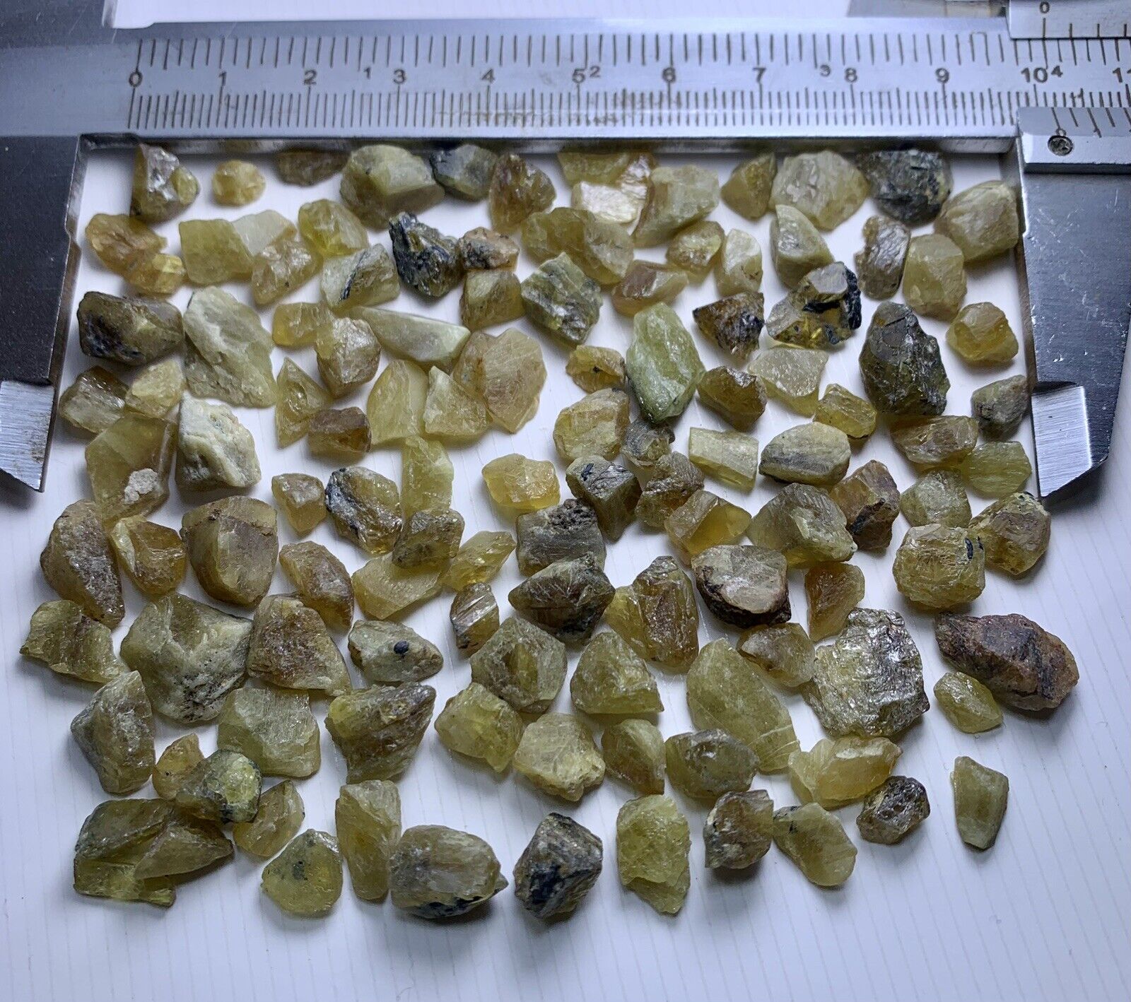 285 Carat Sphene (Titanite) Crystals Rough Mix Lot 100% Natural Specimen
