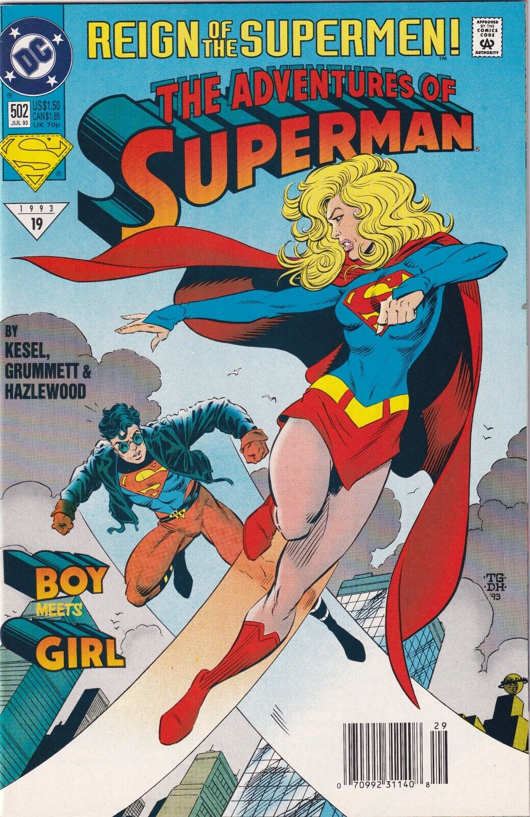 The Adventures of Superman #502 (DC Comics, 1993) Boy Meets Girl