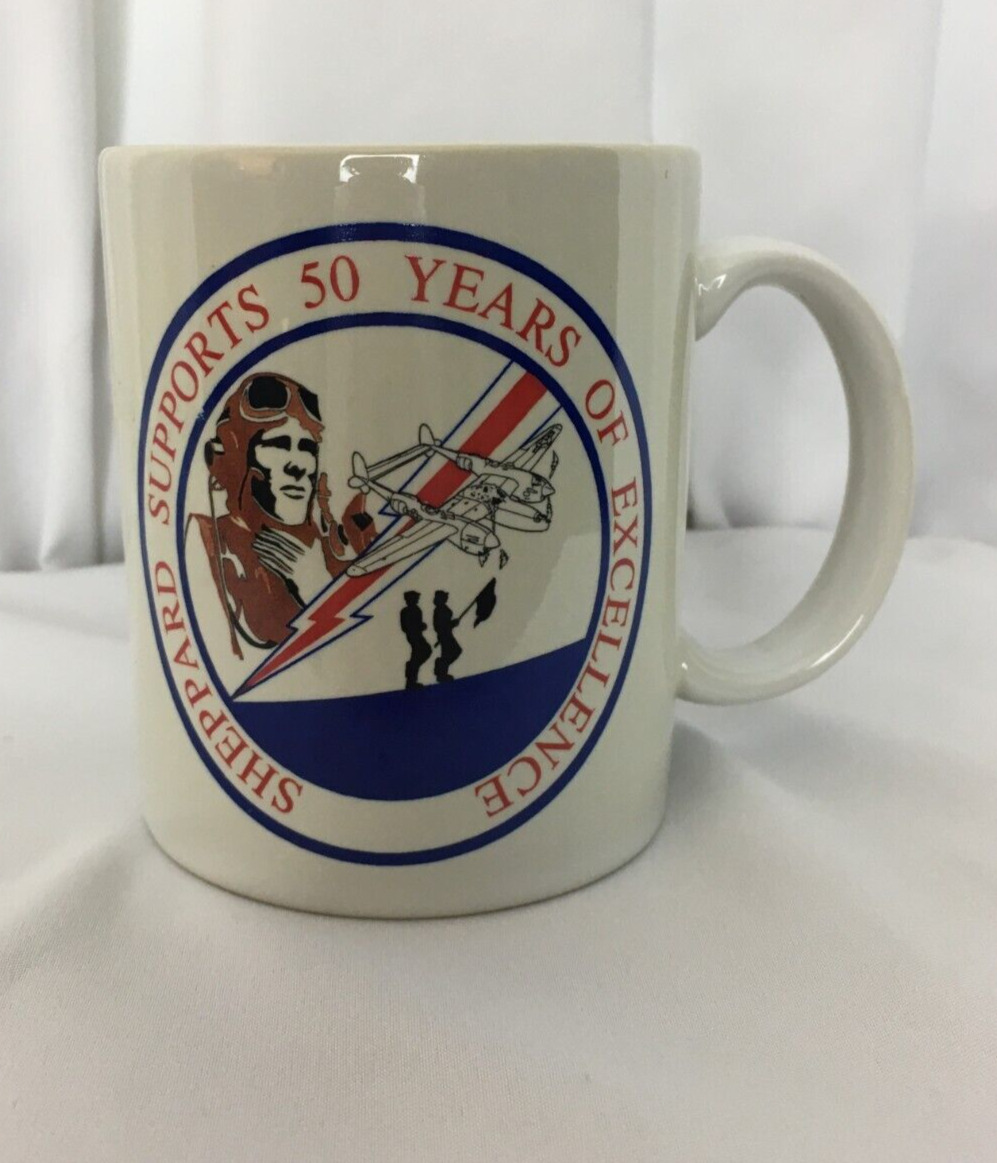 Sheppard Air Force Base Texas ~ 50 Years of Excellence ~ Coffee Cup