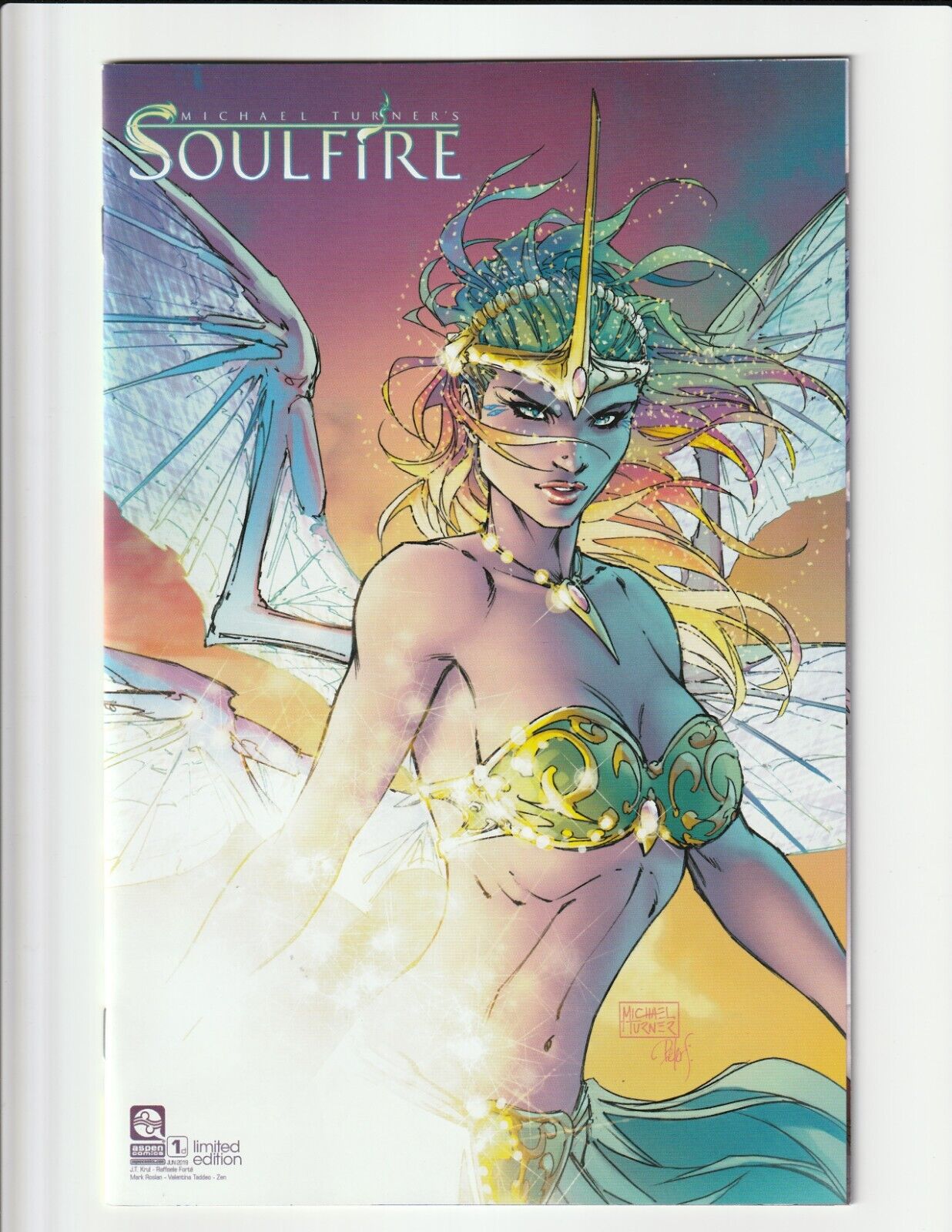 SOULFIRE #1 (2019) COVER D EXTENDED RETAILER VARIANT MICHAEL TURNER ASPEN COMICS