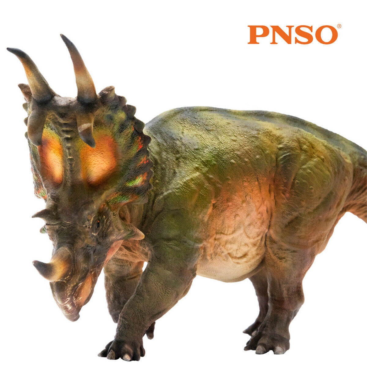 PNSO Spinops Centrosaurus Styracosaurus Dinosaur Figure Animal Collector Kid Toy