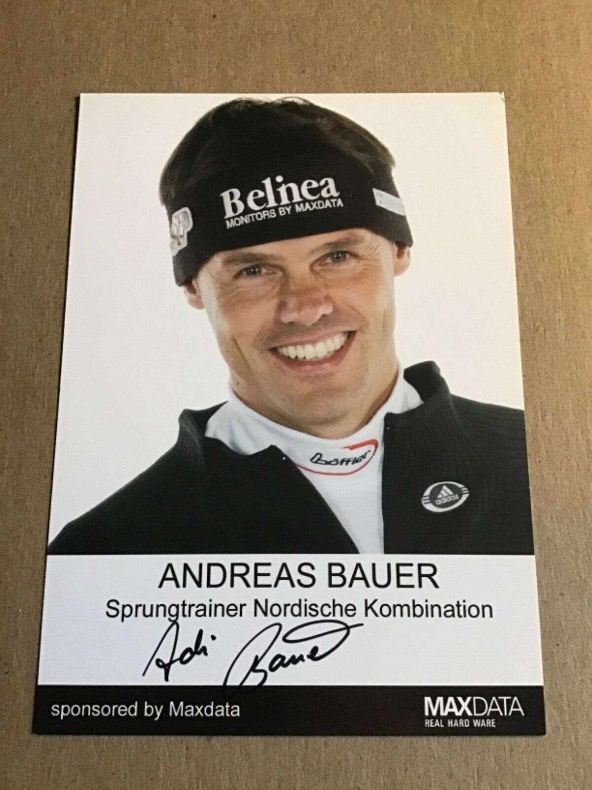 Andreas Bauer, Germany 🇩🇪 Skijump Winter Olympics hand signed 