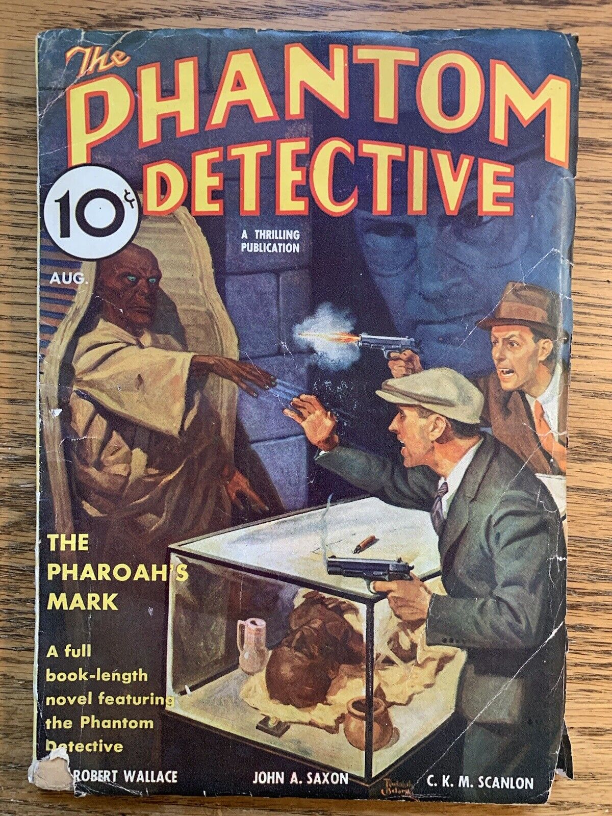 The Phantom Detective Pulp August 1935 ORIGINAL PULP MAGAZINE