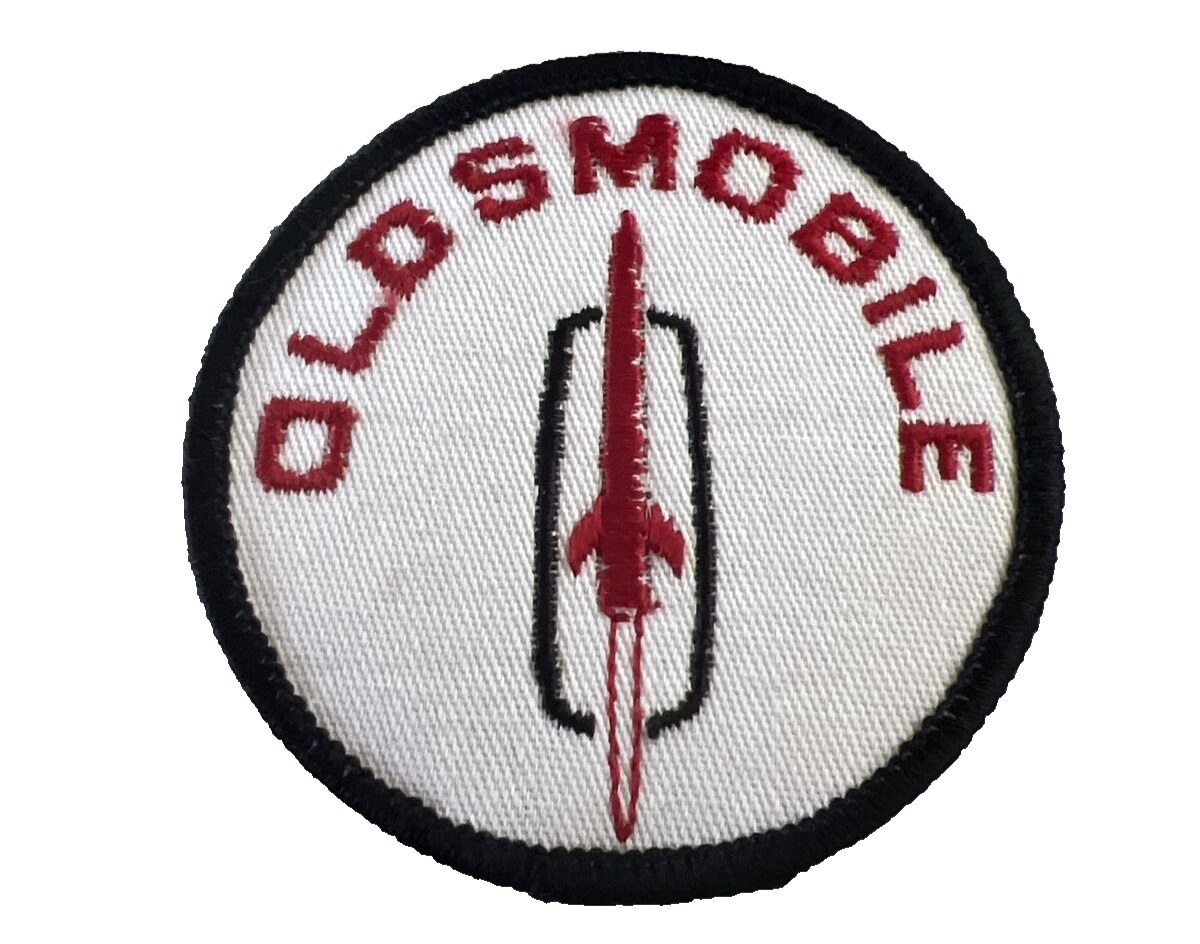 Oldsmobile Patch Rocket Emblem Vest Patch Badge Car Dealer Advertising VTG 3”