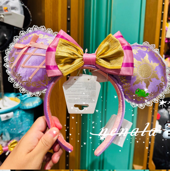 Authentic Shanghai Disney Parks Disneyland Rapunzel Princess tangled Headband 