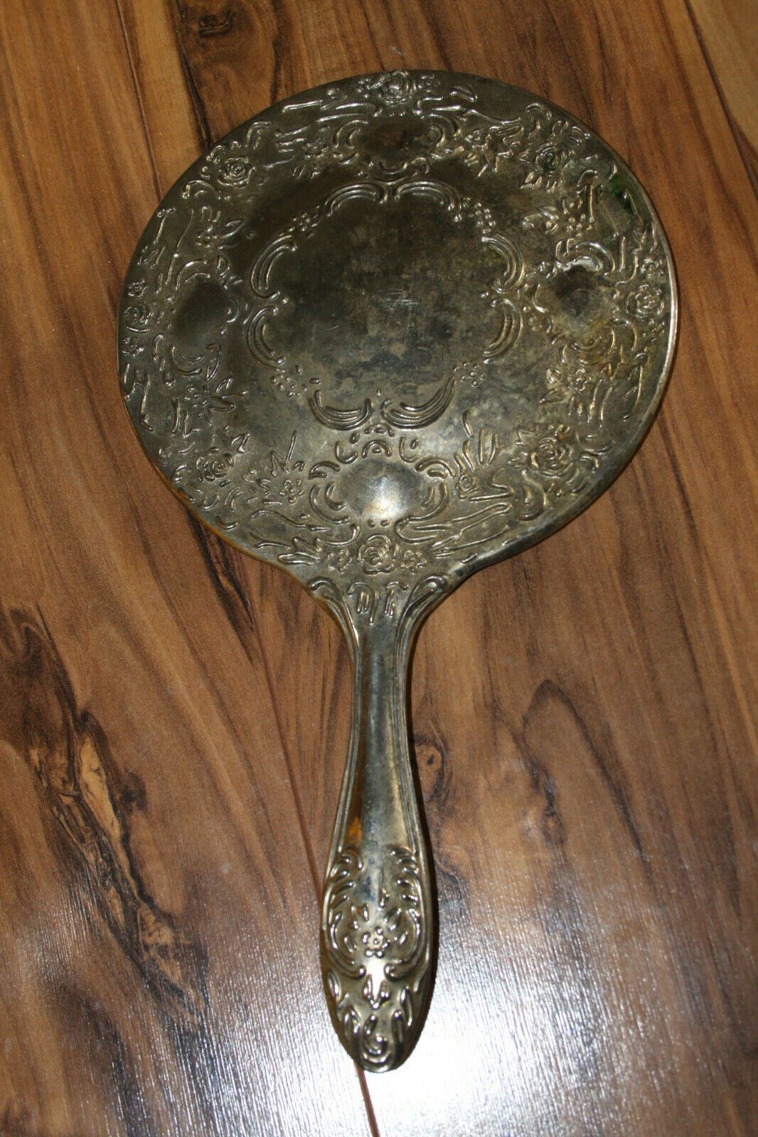 Vintage Hand Mirror Samuel M Levi 1918 Sterling Silver from Estate Sale