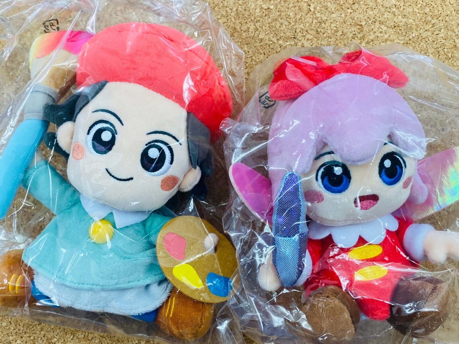 Kirby Super Star Plush Doll ALL STAR COLLECTION Ribbon & Adeleine Set S Size New