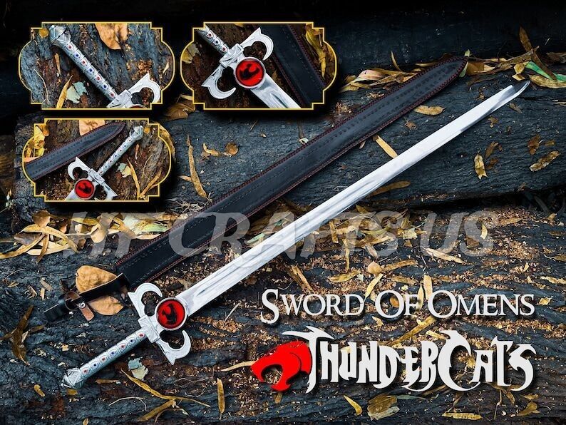 ThunderCat Lionio Sword of Omens Fully Handmade Replica Sword with Leather Cover
