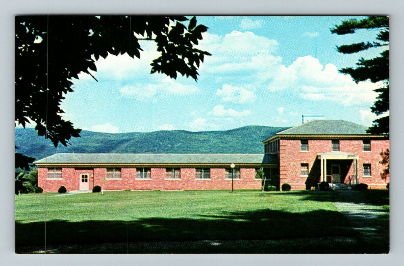 Lenox MA-Massachusetts Cranwell School Founders Hall Jesuits Vintage Postcard