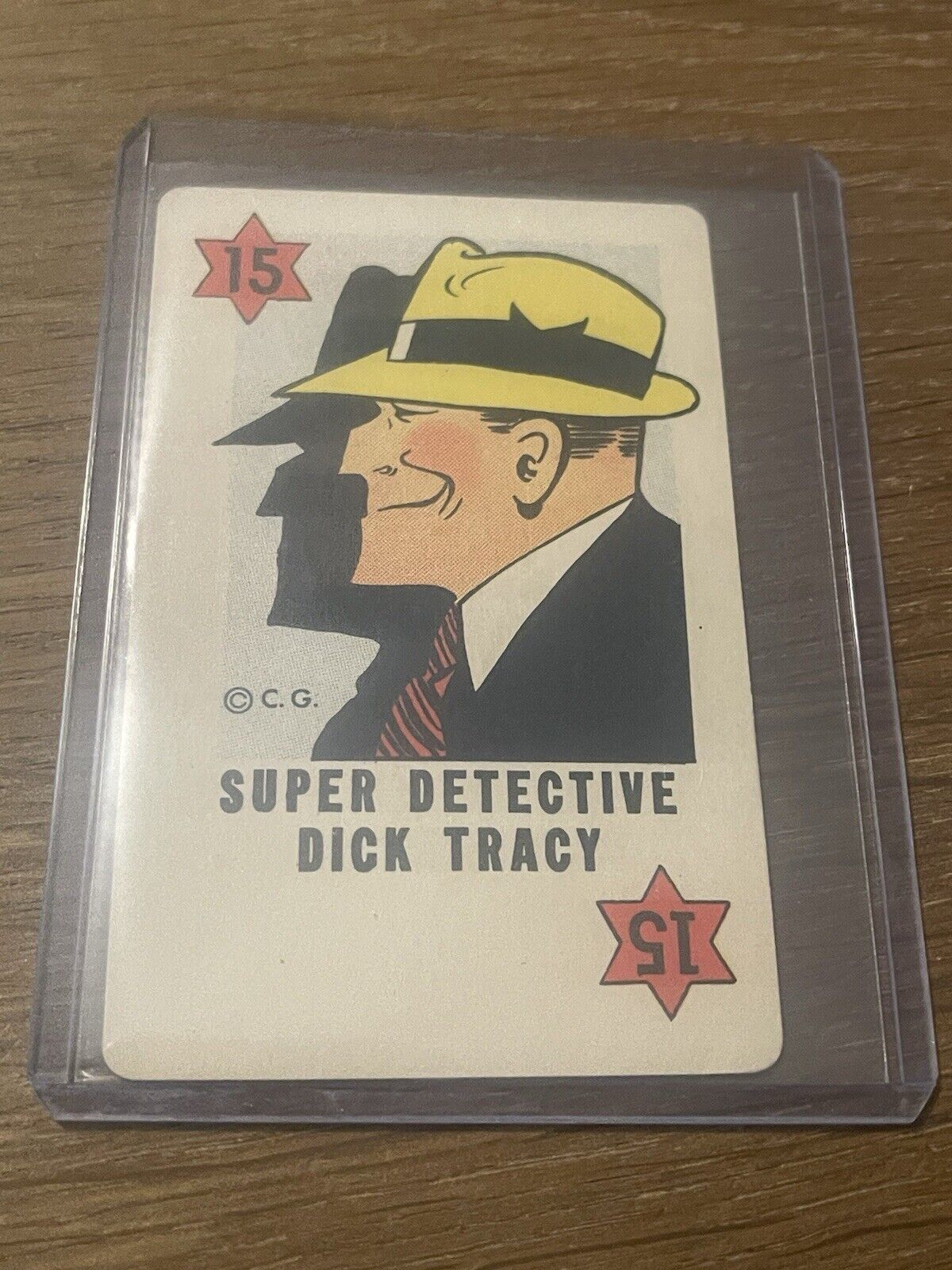 1941 WHITMAN DICK TRACY 🎥 PLAYING CARD GAME DICK TRACY PLAYING CARD RARE