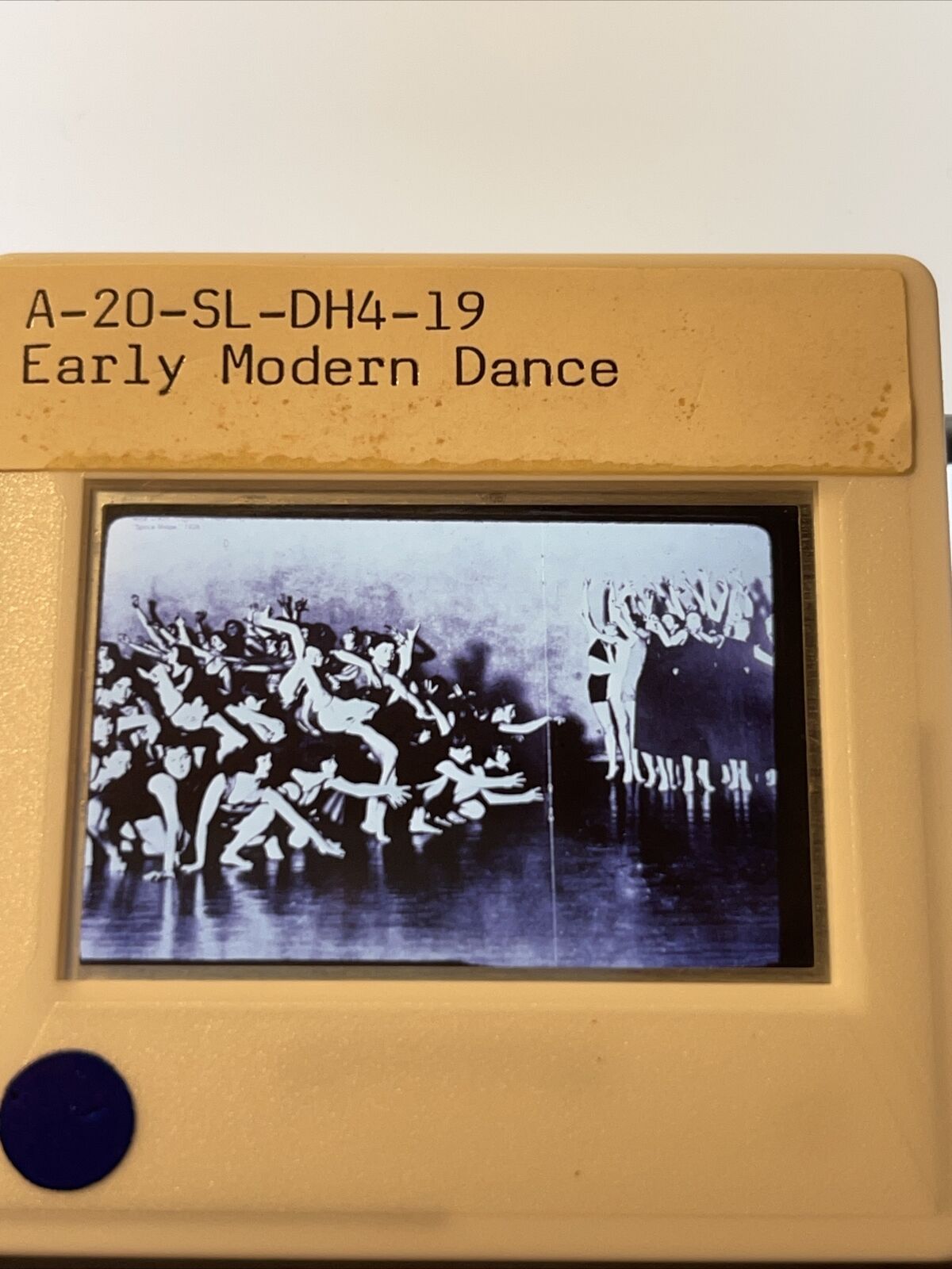 Mary Wigman Motion Choir, 1928 Portrait Ballet 35mm Slide DANCE