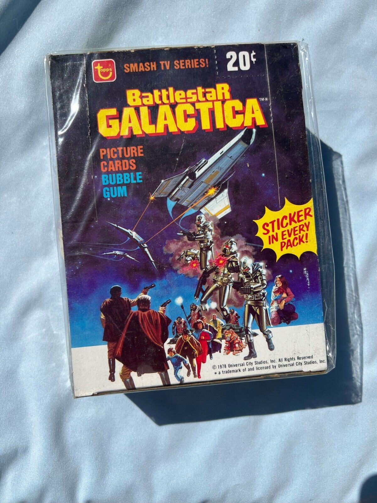 Battlestar Galactica 1978 Topps box of FULL 36 unopened wax packs SEALED