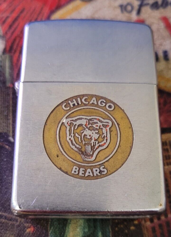 1971 Chicago Bears Football Logo Zippo