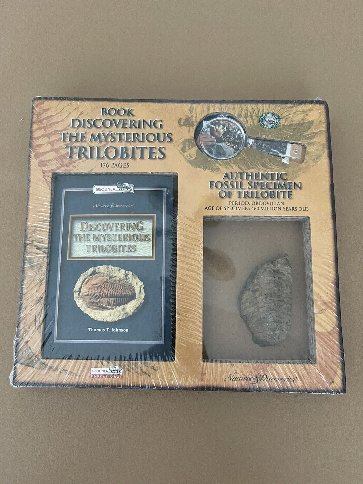 Sealed The Mysterious Trilobites Book W/Authentic Fossil Kit 2003