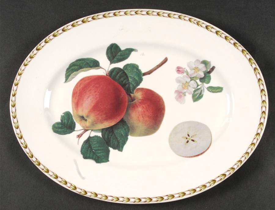 Rosina-Queens Hooker's Fruit  Oval Serving Platter 6601584