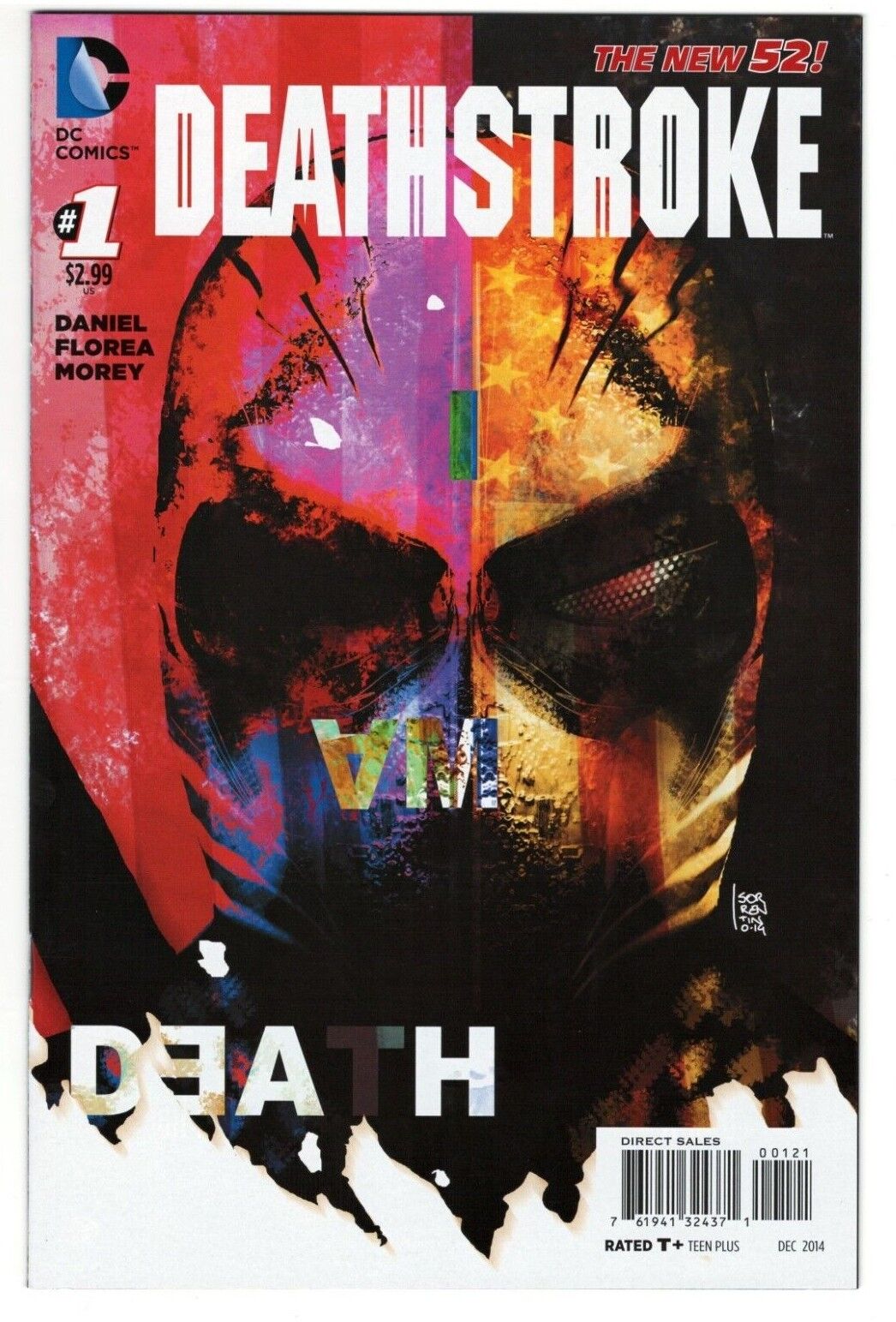 Deathstroke #1 : DC Comics : Retailer Incentive 1:25 : Volume 2 : 2014