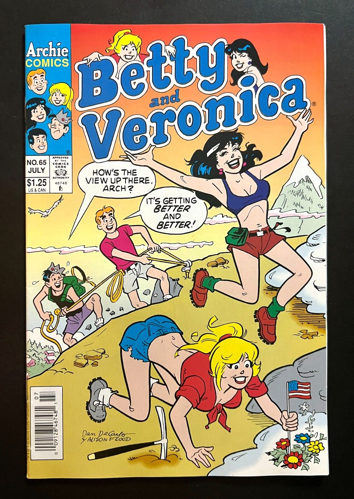 BETTY AND VERONICA #65 Rare Newsstand 