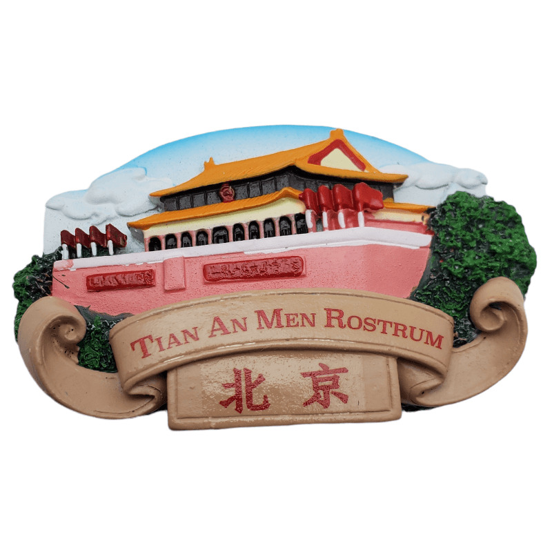 Beijing Tiananmen Square Refrigerator Fridge Magnet Souvenir Travel Tourist Gift