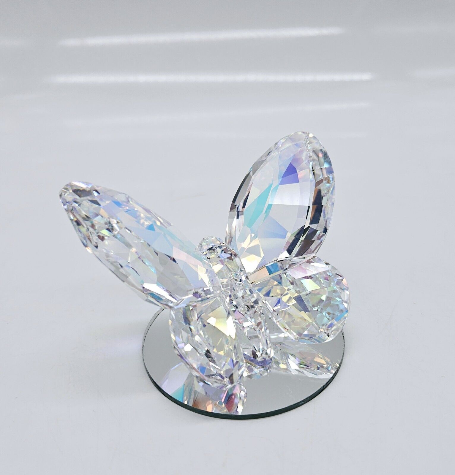 Swarovski Crystal Butterfly Aurora Borealis Figurine 3\