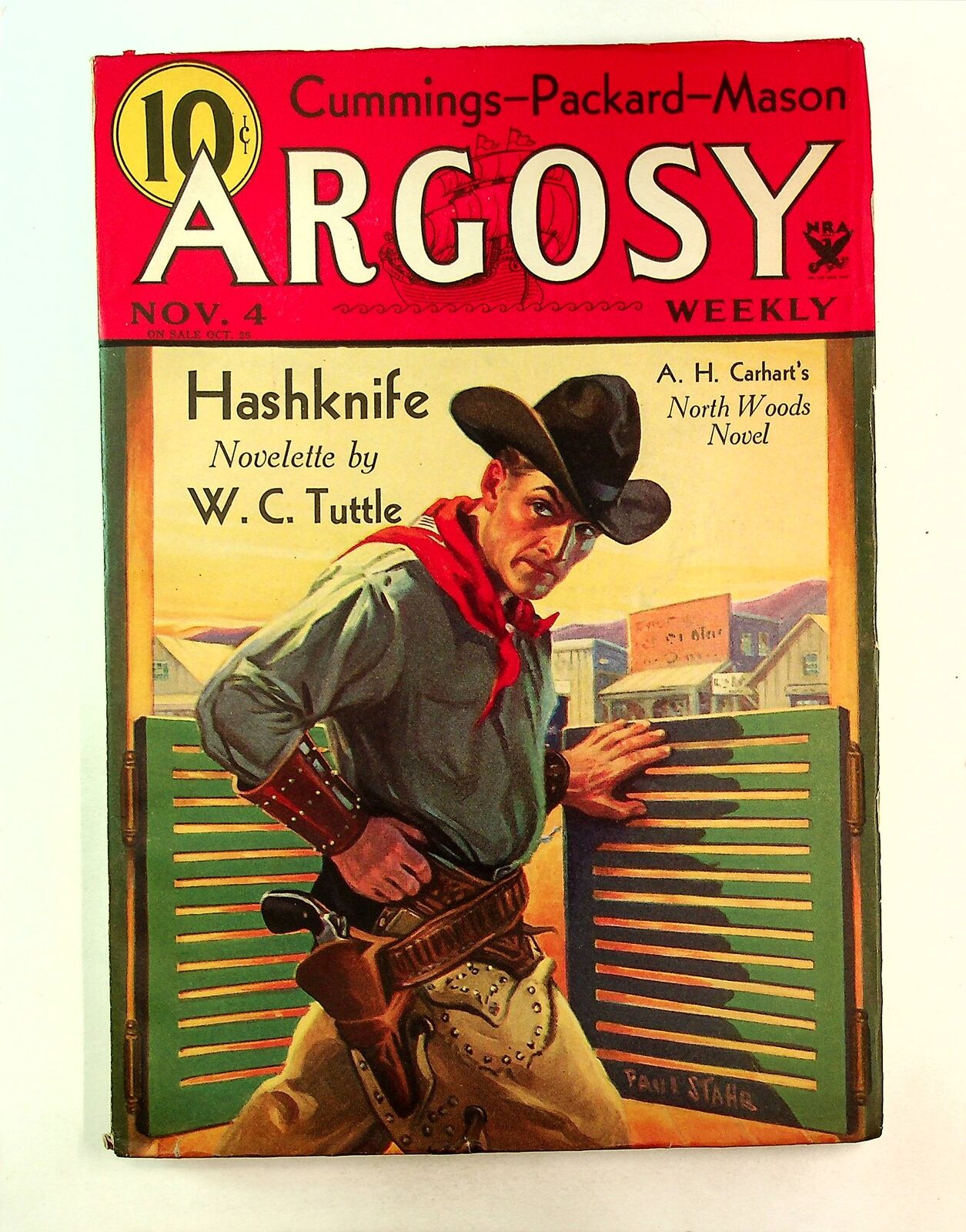Argosy Part 4: Argosy Weekly Nov 4 1933 Vol. 242 #3 VF
