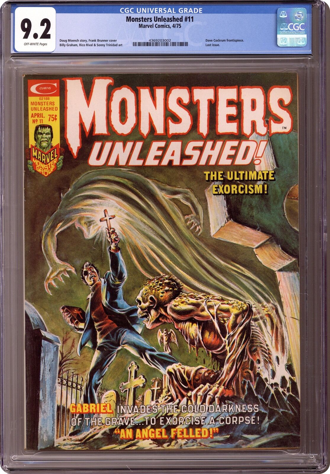 Monsters Unleashed #11 CGC 9.2 1975 4369203002
