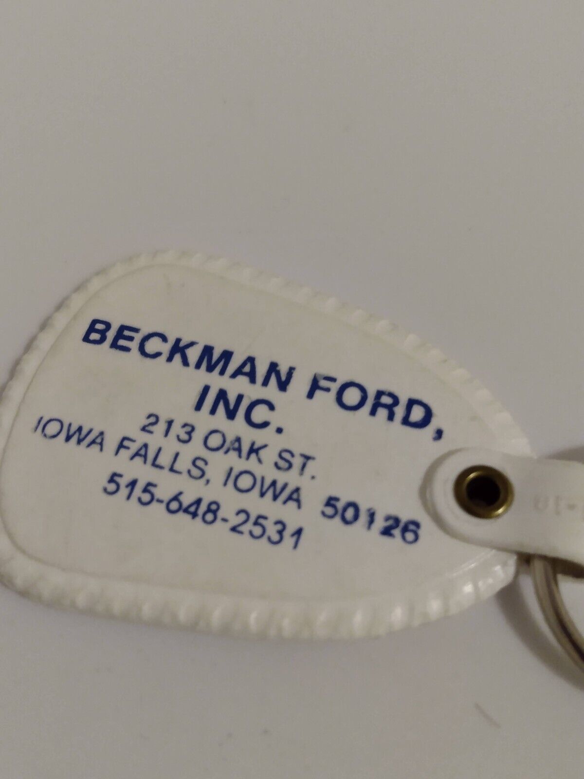 Beckman Ford Iowa Falls IA Promo Keyring