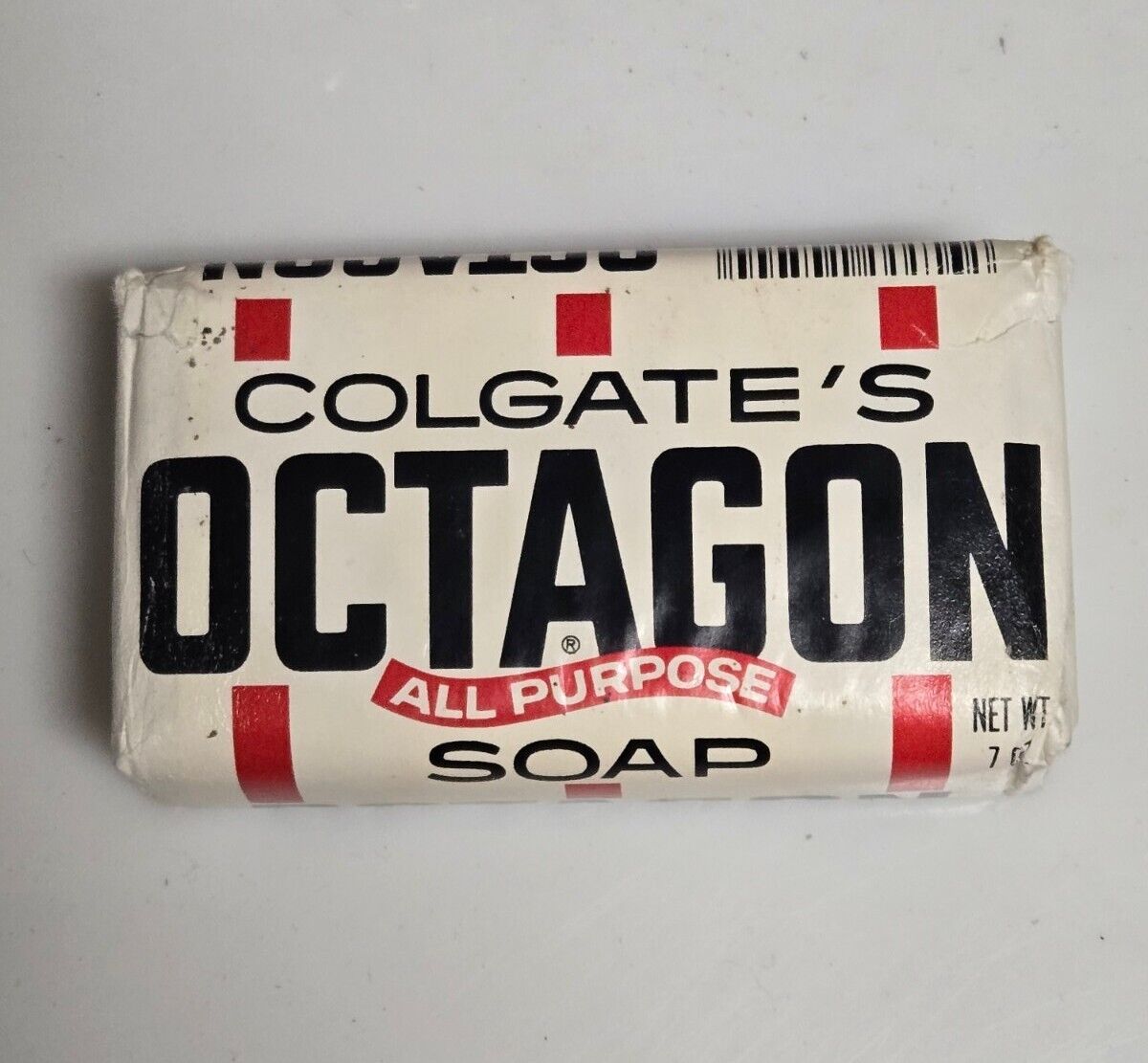 NEW Vintage Antique Colgate's Octagon All-Purpose Large Soap 7.05 oz