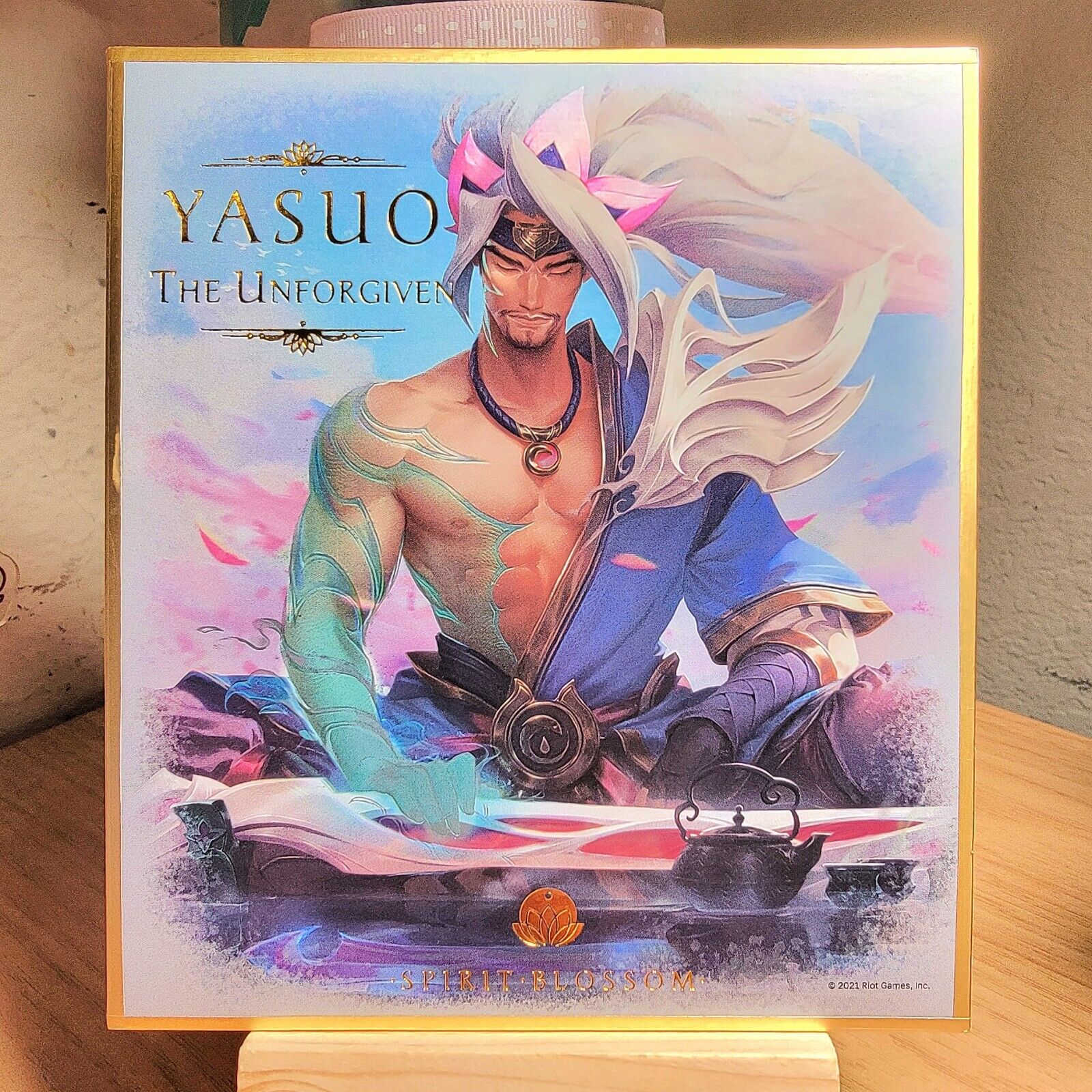 Official Retired Yasuo Card Spirit blossom Hard Art Print League of Legends