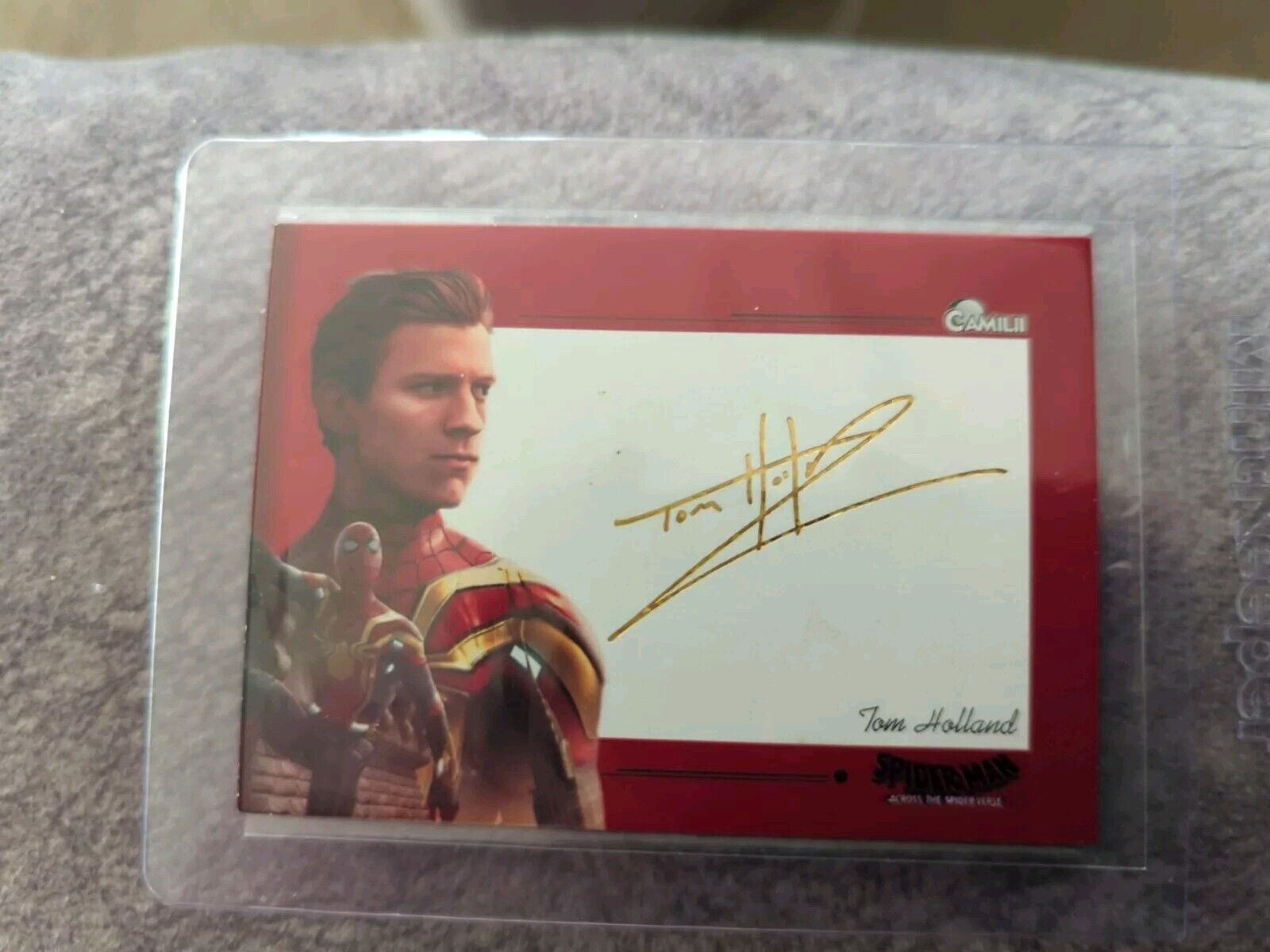 Across The Spider-Verse - Tom Holland AUTO CARD - 2023 Camilii 3of8